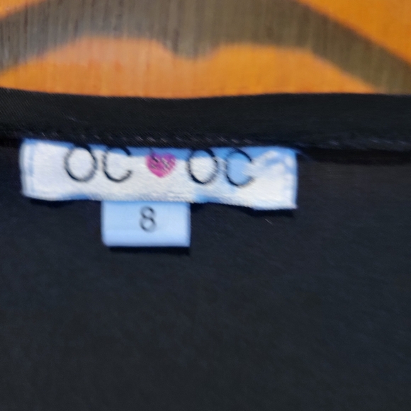 Oc by Oleg Cassini black and sliver dress size 8 NWT - Picture 4 of 5